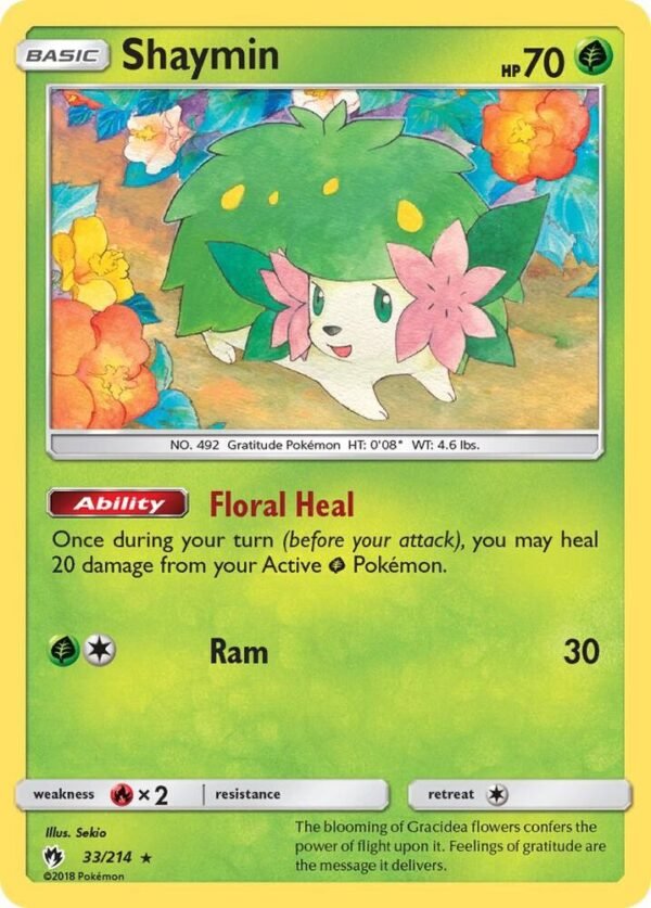 Shaymin 33/214 Holofoil SM – Lost Thunder