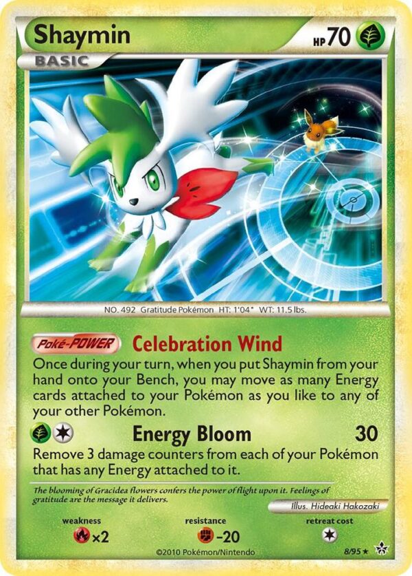 Shaymin 8/95 Holofoil Unleashed Shaymin 8/95 Holofoil Unleashed