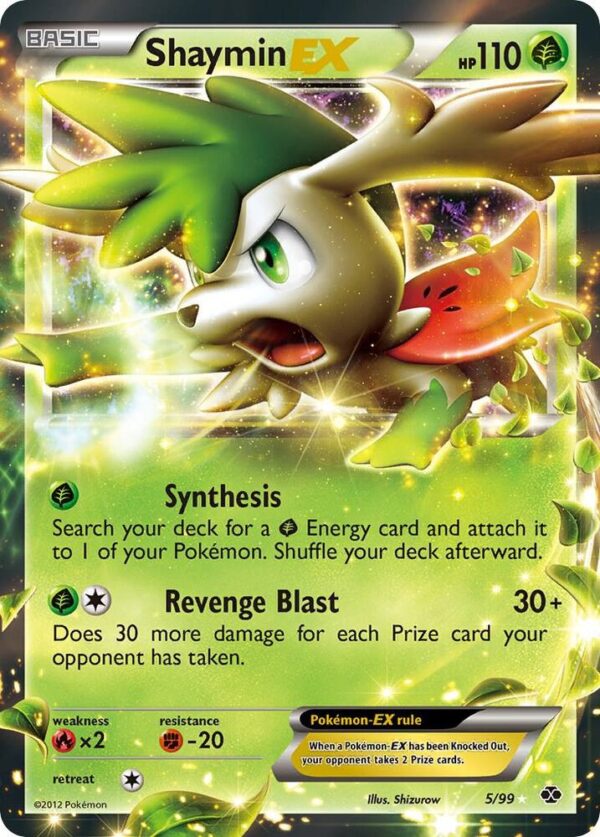 Shaymin EX 5/99 Holofoil Next Destinies Shaymin EX 5/99 Holofoil Next Destinies