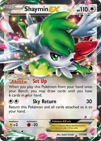 Shaymin EX | 77/108 | Holofoil | XY - Roaring Skies