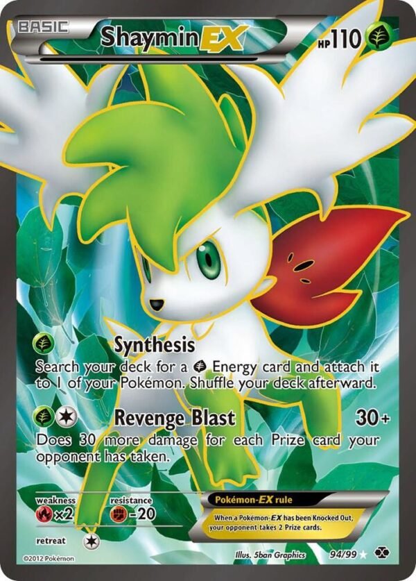 Shaymin EX (94 Full Art) 94/99 Holofoil Next Destinies Shaymin EX (94 Full Art) 94/99 Holofoil Next Destinies