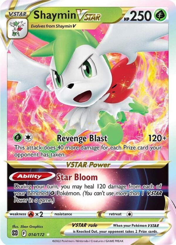 Shaymin VSTAR 014/172 Holofoil SWSH09: Brilliant Stars