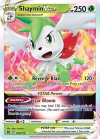 Shaymin VSTAR | 014/172 | Holofoil | SWSH09: Brilliant Stars