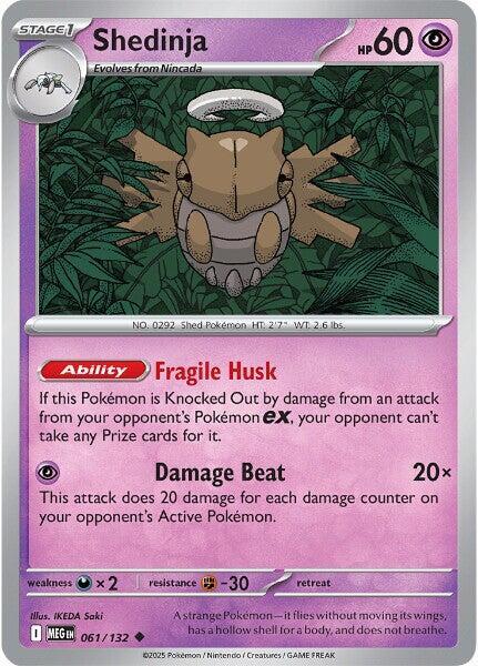 Shedinja 061/132 Normal ME01: Mega Evolution