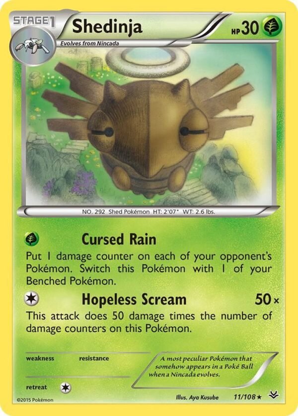 Shedinja 11/108 Normal XY – Roaring Skies