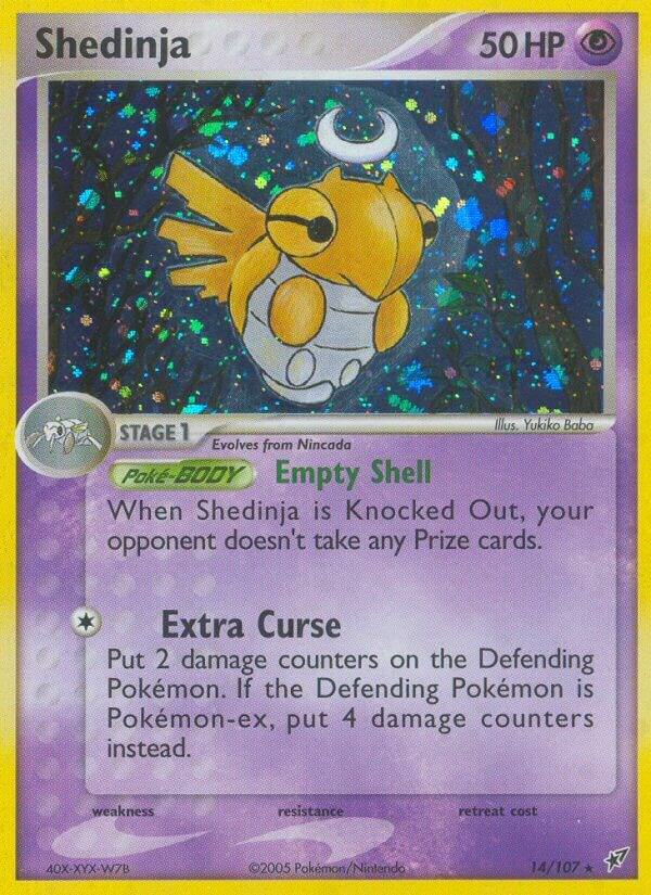 Shedinja 14/107 Holofoil Deoxys