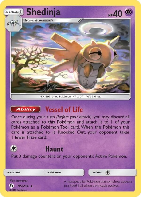 Shedinja 95/214 Normal SM – Lost Thunder Shedinja 95/214 Normal SM – Lost Thunder