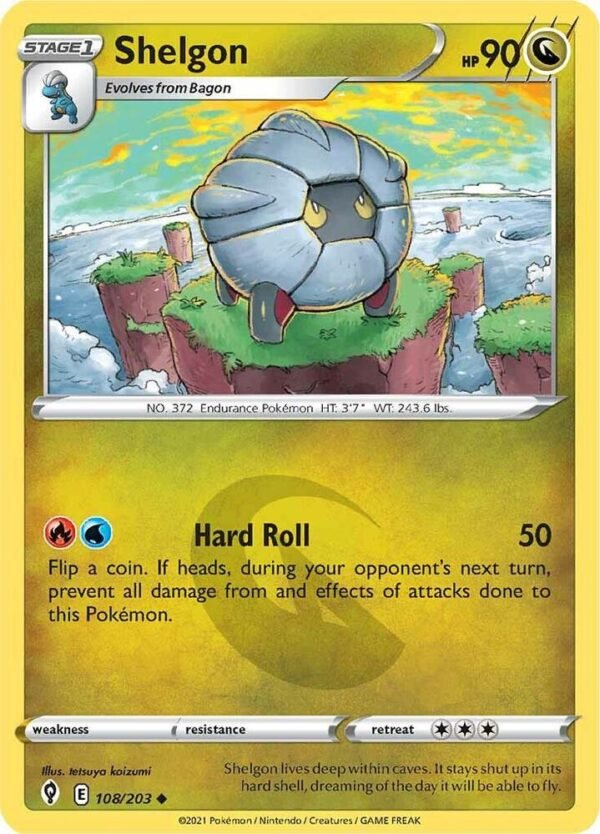 Shelgon 108/203 Normal SWSH07: Evolving Skies