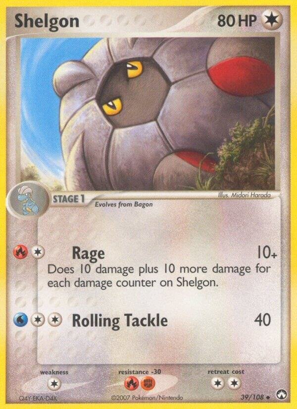 Shelgon 39/108 Reverse Holofoil Power Keepers