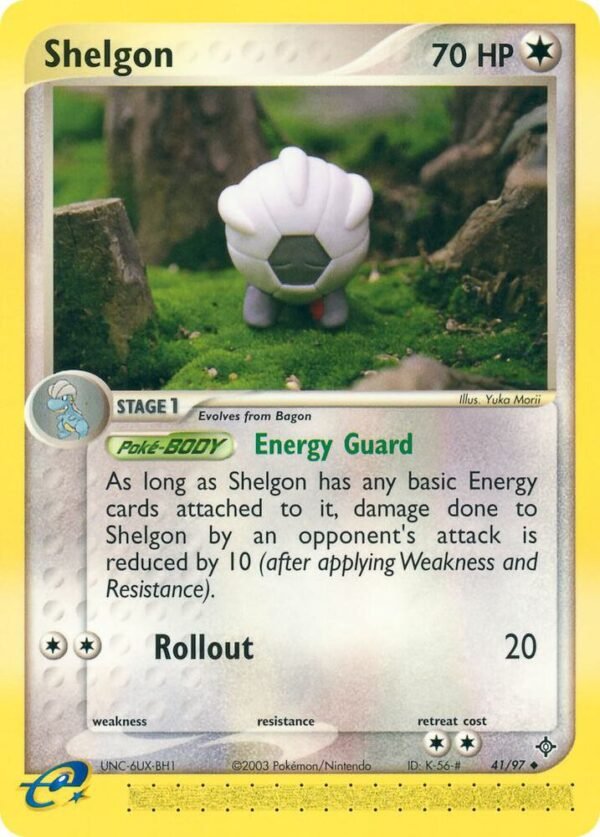 Shelgon 41/97 Reverse Holofoil Dragon Shelgon 41/97 Reverse Holofoil Dragon
