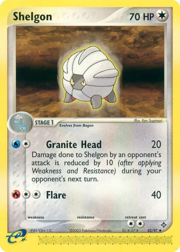 Shelgon 42/97 Normal Dragon
