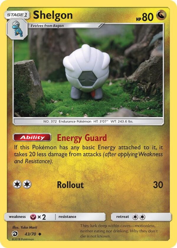 Shelgon 43/70 Reverse Holofoil Dragon Majesty