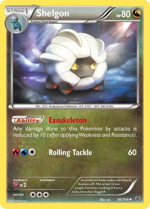 Shelgon 56/108 Normal XY – Roaring Skies Shelgon 56/108 Normal XY – Roaring Skies
