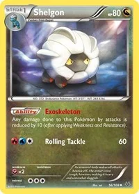 Shelgon | 56/108 | Reverse Holofoil | XY - Roaring Skies