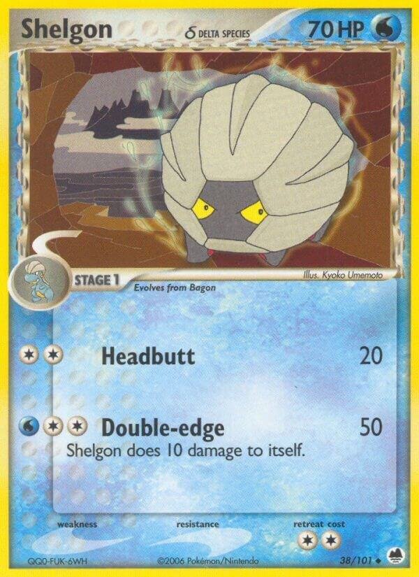 Shelgon (Delta Species) 38/101 Normal Dragon Frontiers