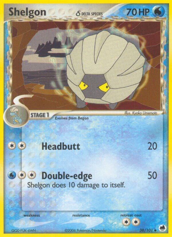 Shelgon (Delta Species) 38/101 Reverse Holofoil Dragon Frontiers