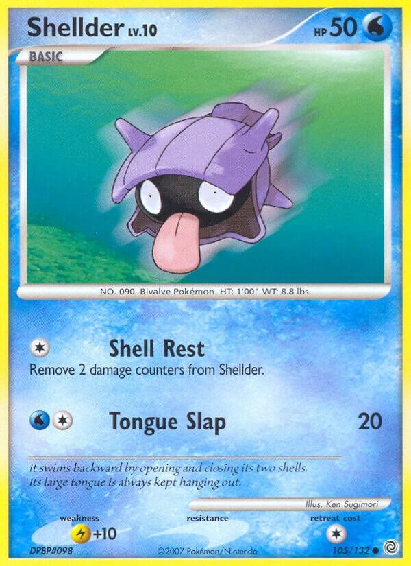 Shellder 105/132 Reverse Holofoil Secret Wonders Shellder 105/132 Reverse Holofoil Secret Wonders