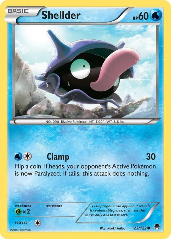 Shellder (23) 23/122 Normal XY – BREAKpoint