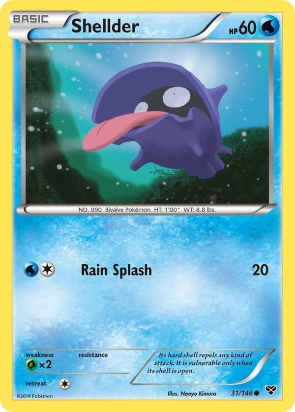 Shellder 31/146 Normal XY Base Set