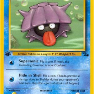 Shellder 54/62 1st Edition Fossil