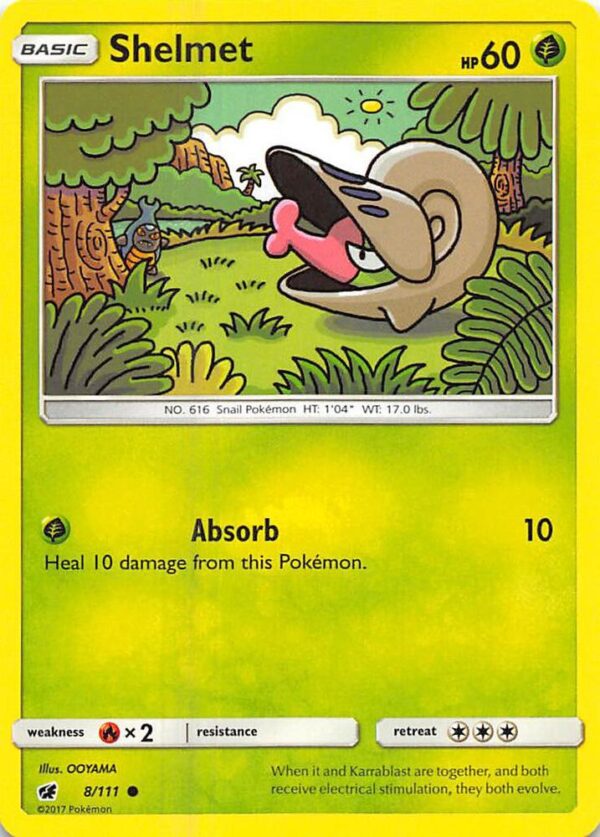 Shelmet 8/111 Normal SM – Crimson Invasion