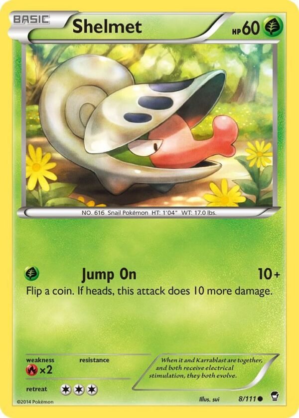 Shelmet 8/111 Normal XY – Furious Fists