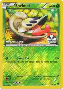 Shelmet | 8/111 (Pokemon League) [2nd Place] | 008/111 | Reverse Holofoil | League & Championship Cards