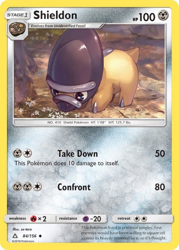 Shieldon 84/156 Reverse Holofoil SM – Ultra Prism Shieldon 84/156 Reverse Holofoil SM – Ultra Prism