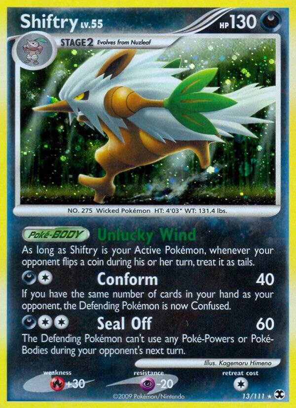 Shiftry 13/111 Reverse Holofoil Rising Rivals