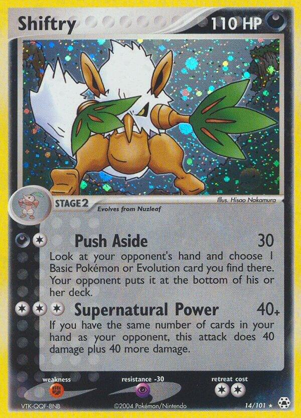 Shiftry 14/101 Reverse Holofoil Hidden Legends