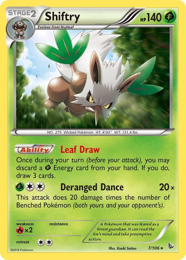 Shiftry 7/106 Holofoil XY – Flashfire