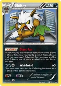 Shiftry | 72/99 | Reverse Holofoil | Next Destinies