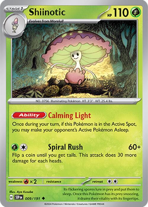 Shiinotic 009/191 Normal SV08: Surging Sparks Shiinotic 009/191 Normal SV08: Surging Sparks