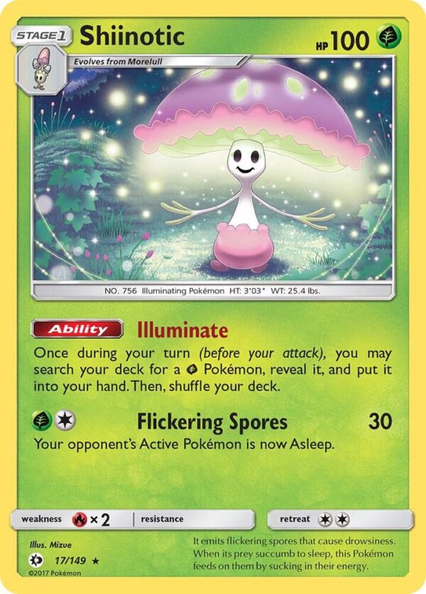 Shiinotic 17/149 Holofoil SM Base Set