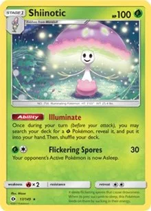 Shiinotic | 17/149 (SM Base Set) | 017/149 | Normal | Deck Exclusives