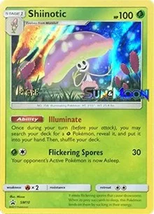 Shiinotic | SM10 (Prerelease) [Staff] | Holofoil | SM Promos