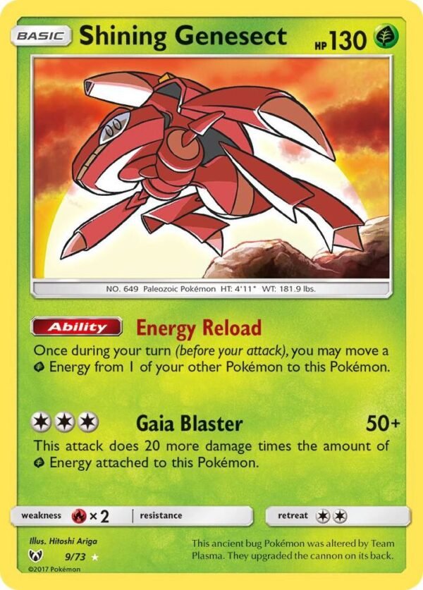 Shining Genesect 9/73 Holofoil Shining Legends