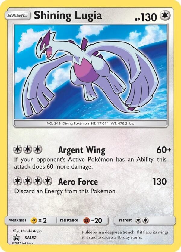 Shining Lugia SM82 Holofoil SM Promos Shining Lugia SM82 Holofoil SM Promos