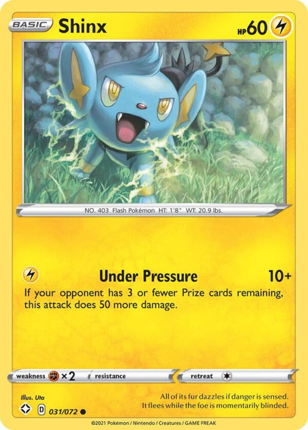 Shinx 031/072 Reverse Holofoil Shining Fates
