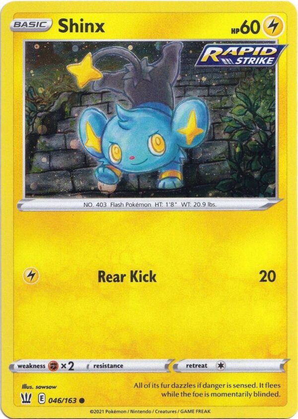 Shinx 046/163 (Cosmos Holo) Holofoil Miscellaneous Cards & Products Shinx 046/163 (Cosmos Holo) Holofoil Miscellaneous Cards & Products