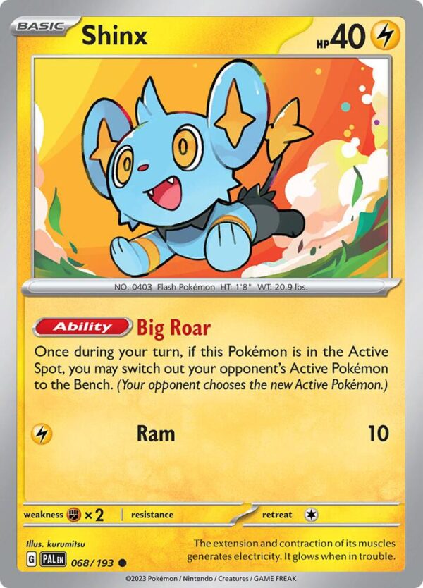 Shinx 068/193 Reverse Holofoil SV02: Paldea Evolved