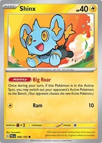 Shinx | 068/193 | Reverse Holofoil | SV02: Paldea Evolved