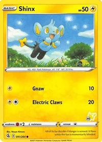Shinx | 091/264 (#45 Pikachu Stamped) | Normal | Battle Academy 2022