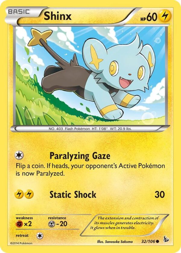Shinx 32/106 Normal XY – Flashfire Shinx 32/106 Normal XY – Flashfire
