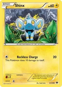 Shinx (43) | 43/99 | Reverse Holofoil | Next Destinies