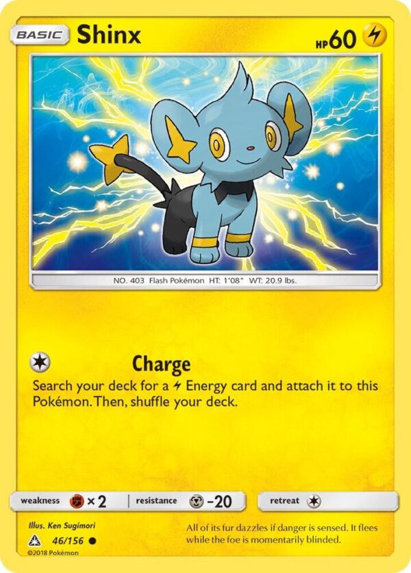 Shinx (46) 46/156 Normal SM – Ultra Prism