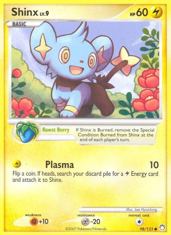 Shinx 98/123 Reverse Holofoil Mysterious Treasures