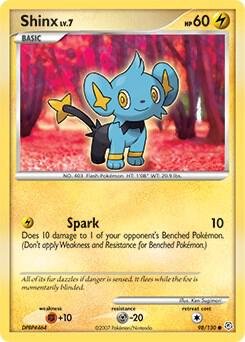 Shinx 98/130 Normal Diamond and Pearl Shinx 98/130 Normal Diamond and Pearl