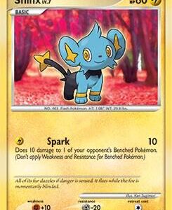 Shinx 98/130 Reverse Holofoil Diamond and Pearl Shinx 98/130 Reverse Holofoil Diamond and Pearl