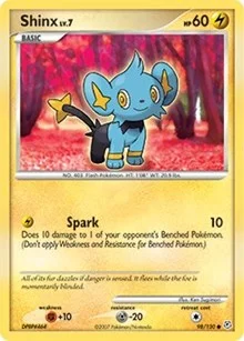 Shinx | 98/130 | Reverse Holofoil | Diamond and Pearl
